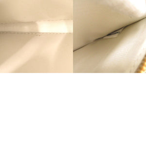 新品同様 ミュウミュウ 5M1183 型押しレザー アイボリー L字ファスナー 長財布 0486【中古】MIUMIU