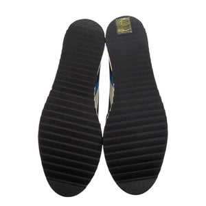 未使用 ドルチェアンドガッバーナ ローファー レザー キャンバス ブラック ブルー 0490【中古】DOLCE & GABBANA