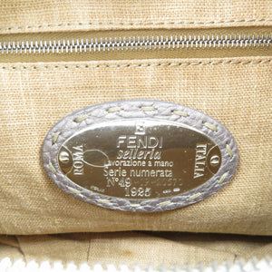 フェンディ セレリア 8BR618 レザー シルバー金具 シルバー ショルダーバッグ 0498【中古】FENDI