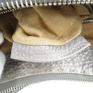 フェンディ セレリア 8BR618 レザー シルバー金具 シルバー ショルダーバッグ 0498【中古】FENDI