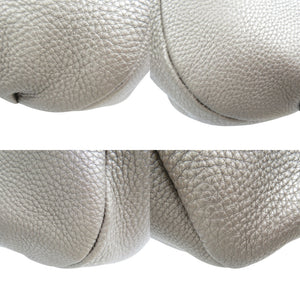 フェンディ セレリア 8BR618 レザー シルバー金具 シルバー ショルダーバッグ 0498【中古】FENDI