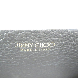 新品同様 ジミーチュウ ヴァレンヌ レザー ゴールド金具 ブラック 黒 ショルダーバッグ 0499【中古】JIMMY CHOO