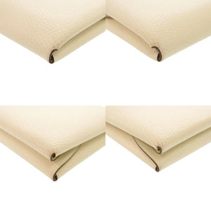 美品 エルメス カルヴィデュオ ヴェルソ ナタ ジョーヌプッサン ヴォーエプソン Z刻印(2021年製) カードケース 0505【中古】HERMES