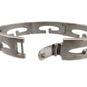 グッチ Gロゴ チェーン ブレスレット シルバー925 シルバー 0513【中古】GUCCI