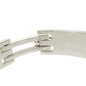 グッチ ロゴ プレート シルバー925 ブレスレット 0516【中古】GUCCI