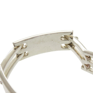 グッチ ロゴ プレート シルバー925 ブレスレット 0516【中古】GUCCI