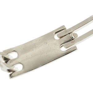 グッチ ロゴ プレート シルバー925 ブレスレット 0516【中古】GUCCI