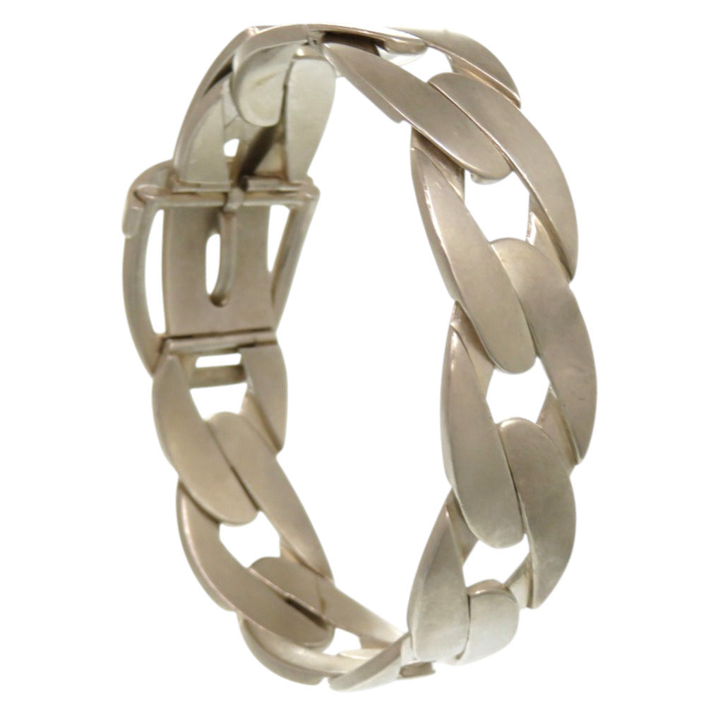 グッチ チェーンバックル シルバー925 シルバー ブレスレット 0517【中古】GUCCI