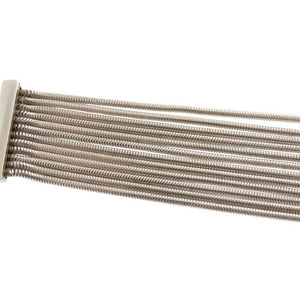 グッチ ヴィンテージ 12連 スネークチェーン シルバー925 ブレスレット 0521【中古】GUCCI