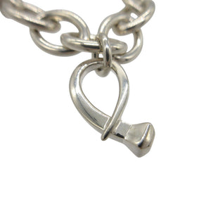 美品 グッチ 5チャーム バンブー Gロゴ ドッグタグ アイコンチャーム ブレスレット シルバー925 シルバー 0524【中古】GUCCI