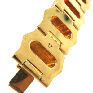 グッチ チェーン 真鍮 ゴールド ブレスレット 0525【中古】GUCCI