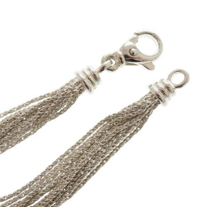 美品 ティファニー ヴィンテージ マルチストランド シルバー925 K18YG ラピスラズリ ネックレス 0535【中古】TIFFANY&Co.