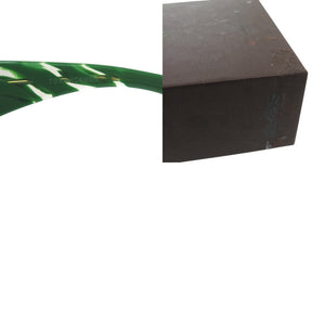 新品同様 ボッテガヴェネタ サングラス 総柄 ウェリントン マーブルカラー プラスチック グリーン 0549 BOTTEGAVENETA