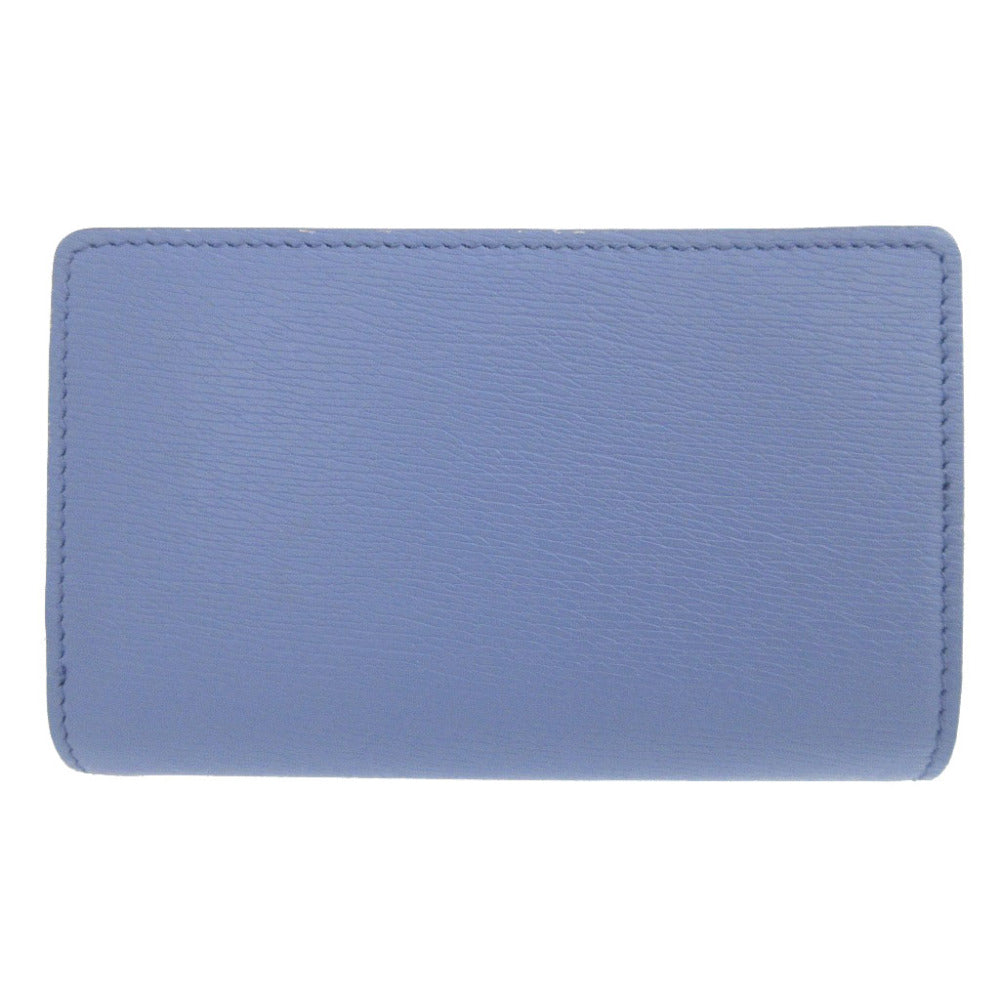 新品同様 グッチ レザー 772640 パープル 紫 2つ折り財布 財布 0558【中古】GUCCI