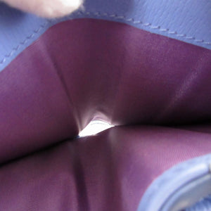 新品同様 グッチ レザー 772640 パープル 紫 2つ折り財布 財布 0558【中古】GUCCI