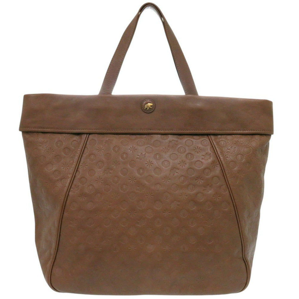 美品 ハンティングワールド レザー ブラウン トートバッグ 茶 0560【中古】HUNTING WORLD