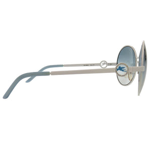 新品同様 エトロ サングラス ペガサス 装飾 SE9604S メタル ブルー 0562【中古】ETRO