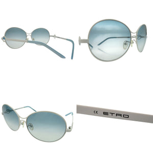 新品同様 エトロ サングラス ペガサス 装飾 SE9604S メタル ブルー 0562【中古】ETRO