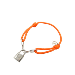 新品同様 ルイ ヴィトン コード ブレスレット ブラスレ ロックイット C90257 シルバー925 オレンジ/シルバー LV 0573【中古】LOUIS VUITTON