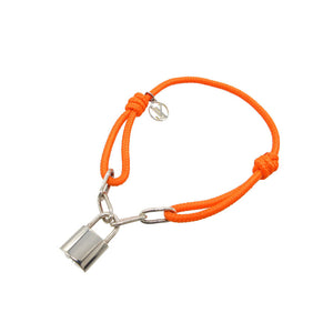 新品同様 ルイ ヴィトン コード ブレスレット ブラスレ ロックイット C90257 シルバー925 オレンジ/シルバー LV 0573【中古】LOUIS VUITTON
