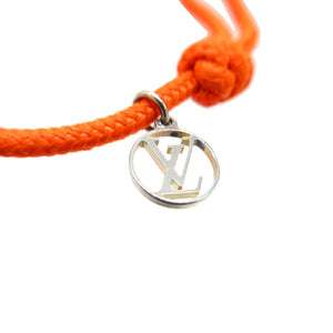 新品同様 ルイ ヴィトン コード ブレスレット ブラスレ ロックイット C90257 シルバー925 オレンジ/シルバー LV 0573【中古】LOUIS VUITTON