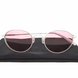 美品 エーディーエスアール BONA2 HAND MADE サングラス アイウェア フルリム メタル アセテート ホワイト 0575【中古】A.D.S.R.