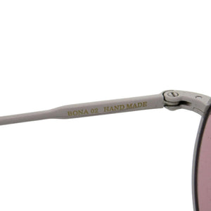 美品 エーディーエスアール BONA2 HAND MADE サングラス アイウェア フルリム メタル アセテート ホワイト 0575【中古】A.D.S.R.