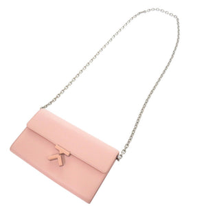 未使用 ケンゾー チェーンウォレット FA62PM318L24 レザー ピンク ショルダーバッグ 0591【中古】KENZO