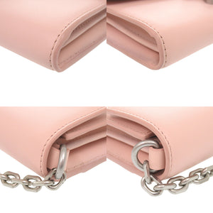 未使用 ケンゾー チェーンウォレット FA62PM318L24 レザー ピンク ショルダーバッグ 0591【中古】KENZO