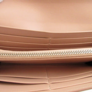 美品 トッズ レザー ピンク 2つ折り長財布 財布 0593【中古】TOD’S