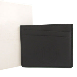 美品 メゾンマルジェラ S35UI0432 レザー ブラック 黒 カードケース 0595【中古】Maison Margiela