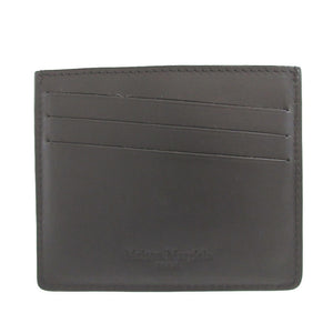 美品 メゾンマルジェラ S35UI0432 レザー ブラック 黒 カードケース 0595【中古】Maison Margiela