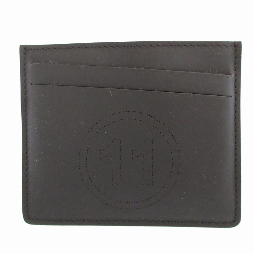 美品 メゾンマルジェラ S35UI0432 レザー ブラック 黒 カードケース 0595【中古】Maison Margiela