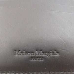美品 メゾンマルジェラ S35UI0432 レザー ブラック 黒 カードケース 0595【中古】Maison Margiela