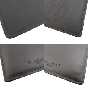 美品 メゾンマルジェラ S35UI0432 レザー ブラック 黒 カードケース 0595【中古】Maison Margiela