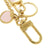 ルイ ヴィトン キーホルダー カドゥナ LV ハート M01425 メタル ゴールド ピンク キーホルダー チャーム LV 0598【中古】LOUIS VUITTON