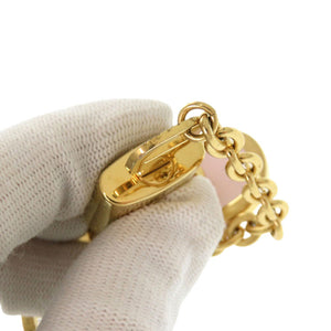 ルイ ヴィトン キーホルダー カドゥナ LV ハート M01425 メタル ゴールド ピンク キーホルダー チャーム LV 0598【中古】LOUIS VUITTON