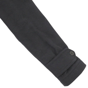 バーバリー チェック ウール/ポリアミド ブラック ダッフルコート 黒 0600【中古】BURBERRY