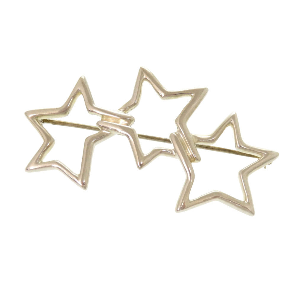 美品 ティファニー トリプルスター シルバー925 ブローチ アクセサリー 0618 【中古】 TIFFANY&Co.