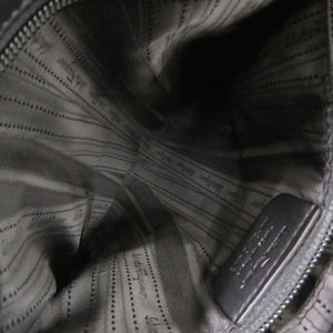 美品 サルヴァトーレフェラガモ ガンチーニ AU-21/D442 レザー ブラック ショルダーバッグ 黒 0622【中古】Salvatore Ferragamo