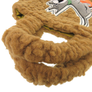 新品同様 グッチ 宇宙家族ジェットソン アストロ The Jetsons Astro 752175 ウール ブラウン ハンドバッグ 茶 0637【中古】GUCCI