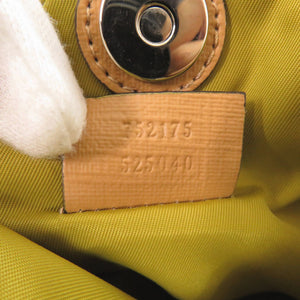 新品同様 グッチ 宇宙家族ジェットソン アストロ The Jetsons Astro 752175 ウール ブラウン ハンドバッグ 茶 0637【中古】GUCCI