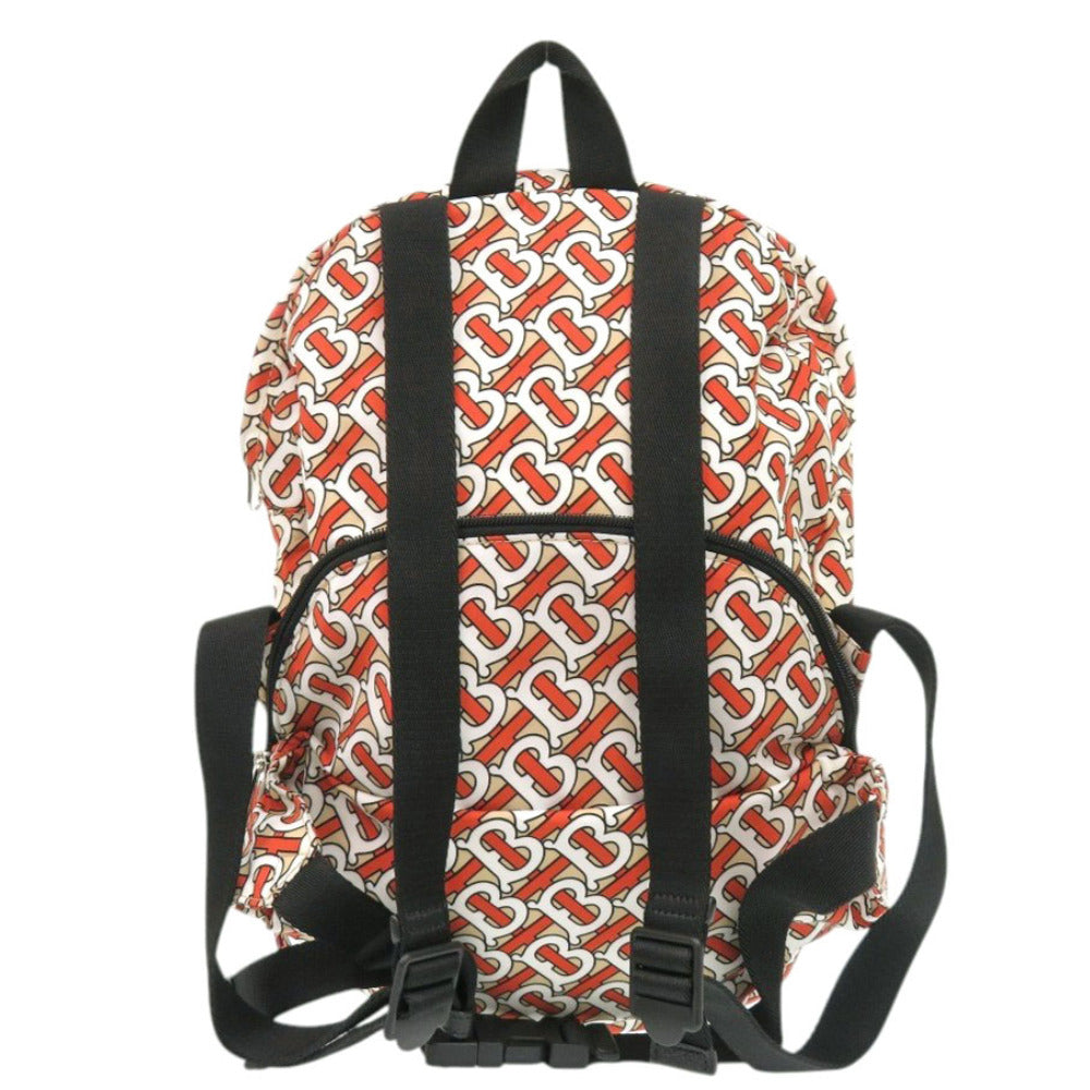美品 バーバリー 2way TBロゴ ナイロン オレンジ リュック ウエストポーチ 0639【中古】BURBERRY