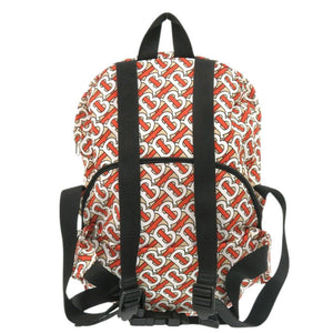 美品 バーバリー 2way TBロゴ ナイロン オレンジ リュック ウエストポーチ 0639【中古】BURBERRY