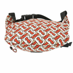 美品 バーバリー 2way TBロゴ ナイロン オレンジ リュック ウエストポーチ 0639【中古】BURBERRY