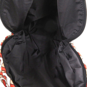 美品 バーバリー 2way TBロゴ ナイロン オレンジ リュック ウエストポーチ 0639【中古】BURBERRY