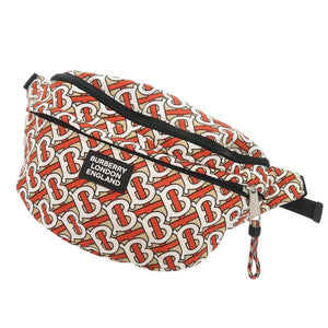 美品 バーバリー 2way TBロゴ ナイロン オレンジ リュック ウエストポーチ 0639【中古】BURBERRY