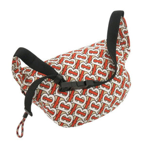 美品 バーバリー 2way TBロゴ ナイロン オレンジ リュック ウエストポーチ 0639【中古】BURBERRY