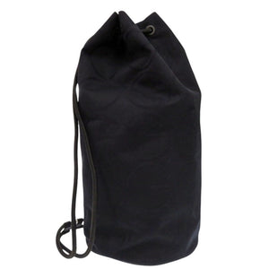 美品 グッチ ボンサック 巾着 123438 キャンバス ブラック ショルダーバッグ 黒 0641【中古】GUCCI