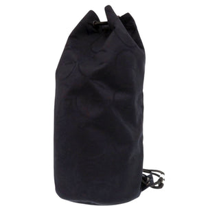 美品 グッチ ボンサック 巾着 123438 キャンバス ブラック ショルダーバッグ 黒 0641【中古】GUCCI